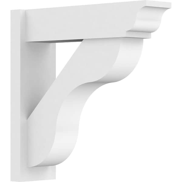 Ekena Millwork Carmel Architectural Grade PVC Outlooker with Traditional Ends, 7"W X 24"D X 24"H OUTP07X24X24CAR01 - main